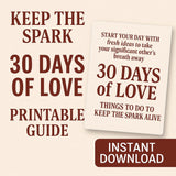 30 Days of Love – Daily Christian Printable to Rekindle Romance