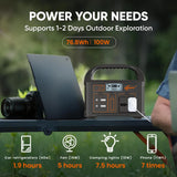 100W Portable Power Station 24000mAh - Solar Generator