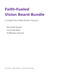 Faith-Fueled Vision Board Bundle