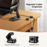 Magnetic Cable Clip Holder Adhesive Cord Organizer Wire Management for Home Office Desk