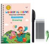 Magic Copybook Reusable Writing Practice Book Kids Calligraphy