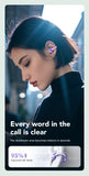 HTC OWS Wireless Ear Clip Earbuds | Bluetooth V6.0 Headphones w/ AI Translator & Noise Reduction