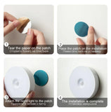 Rechargeable LED Motion Sensor Night Light – Under Cabinet/Stairs/Wardrobe – 3 Pack USB Magnetic Mount
