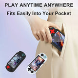 GAMINJA Retro Handheld Game Console 4.5" IPS Screen 64GB RGB Lighting