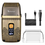 Hatteker Electric Shaver | Triple Blade Waterproof Razor for Men LCD Display