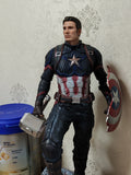 54cm Captain America Action Figure Marvel Avengers Desk Decor Model