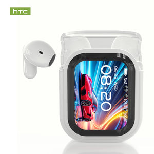 HTC Translator Bluetooth 6.0 Wireless Earphones | Real-Time Translation Headphones, IPX4 Waterproof, Long Battery Life