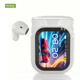 HTC Translator Bluetooth 6.0 Wireless Earphones | Real-Time Translation Headphones, IPX4 Waterproof, Long Battery Life