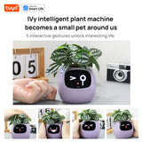 Tuya Ivy Smart Planter with AI Chip & 7 Sensors – Over 49 Fun Expressions for Easy Plant Care