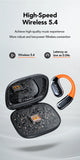 HTC AI Translator Wireless Earbuds | Bluetooth Sports Earphones w/ Glowing Earhook & Screen
