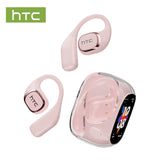 HTC Translator Wireless Headphones | Bluetooth 6.0 OWS Earphones w/ Touch Screen & Long Battery