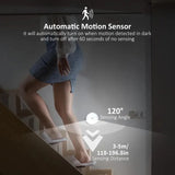 Rechargeable LED Motion Sensor Night Light – Under Cabinet/Stairs/Wardrobe – 3 Pack USB Magnetic Mount