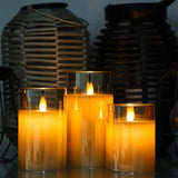 3pcs LED Flameless Candles Set