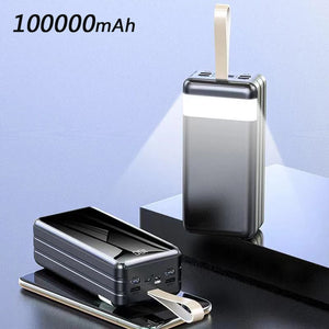 100000MAH Power Bank Large Capacity Fast Charging