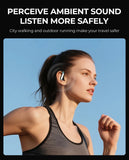 HTC Translator Wireless Earphones | Bluetooth 6.0 OWS Headphones w/ Noise Reduction & IP55