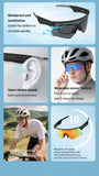 Blackview Smart Bluetooth Audio Glasses | Call, Music, UV Protection, Anti-Glare Sunglasses for Outdoor Cycling