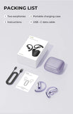HTC Translator Wireless Earphones | Bluetooth 6.0 OWS Headphones w/ Noise Reduction & IP55