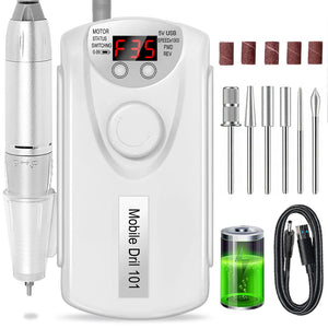 Professional 35,000RPM Rechargeable Nail Drill Machine