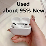 Used Original Apple Airpods Wireless Bluetooth Earbuds Noise Cancelling In-Ear Headphones for iPhone