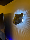 3D Animal LED Wall Lights - Owl, Eagle, Lion Sconces for Home Decor"