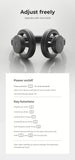 HTC Open-Ear Wireless Headphones | Bluetooth V6.0 Foldable AI Translator