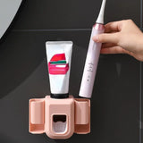 Toothbrush Holder Double Hole Wall Toothbrush Organiser