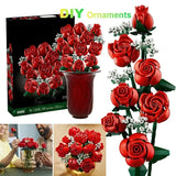 Artificial Rose Bouquet Building Blocks