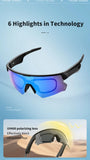 Blackview Smart Bluetooth Audio Glasses | Call, Music, UV Protection, Anti-Glare Sunglasses for Outdoor Cycling
