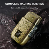 Hatteker Electric Shaver | Triple Blade Waterproof Razor for Men LCD Display