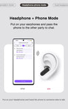 HTC Translator Bluetooth 6.0 Wireless Earphones | Real-Time Translation Headphones, IPX4 Waterproof, Long Battery Life