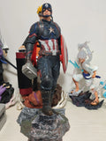 54cm Captain America Action Figure Marvel Avengers Desk Decor Model