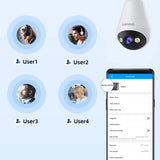 Lenovo 3MP WiFi Bulb Security Camera | Night Vision & Two-Way Audio