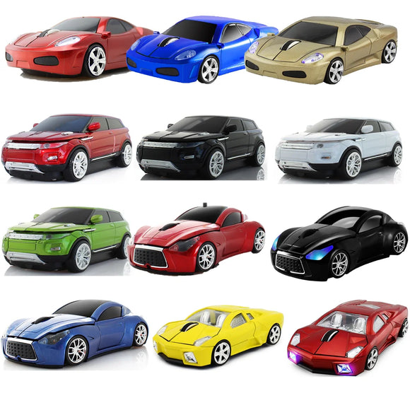 3D Car-Shaped Ergonomic Wireless Mouse