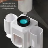 Toothbrush Holder Double Hole Wall Toothbrush Organiser