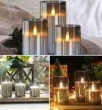 3pcs LED Flameless Candles Set