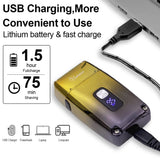 Hatteker Electric Shaver | Triple Blade Waterproof Razor for Men LCD Display