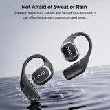 HTC Translator Wireless Headphones | Bluetooth 6.0 OWS Earphones w/ Touch Screen & Long Battery