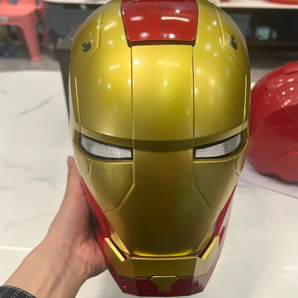 Iron Man Wearable Helmet 1:1 Scale | Electric Mask w/ Automatic Opening for Adults & Gifts