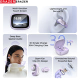 ERAZER Translator Earphones | Bluetooth 6.0 Wireless Sport Headphones w/ LCD