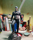 54cm Captain America Action Figure Marvel Avengers Desk Decor Model