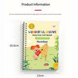 Magic Copybook Reusable Writing Practice Book Kids Calligraphy