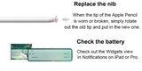 Apple Pencil Pro 1st/2nd Gen USB-C Stylus Pen for iPad Air, Pro, Mini | Power Display, Fast Charging