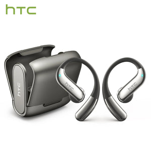 HTC Translator Wireless Earphones | Bluetooth 6.0 OWS Headphones w/ Noise Reduction & IP55