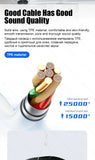 Original Wired Earphones for iPhone iPad Type-C & 3.5mm In-Ear Headphones