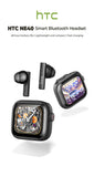 HTC AI Translator Wireless Earbuds | Bluetooth V6 TWS Sports Headphones w/ Noise Reduction Mic