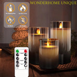 3pcs LED Flameless Candles Set