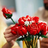 Artificial Rose Bouquet Building Blocks