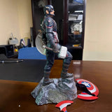 54cm Captain America Action Figure Marvel Avengers Desk Decor Model
