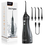 F18 USB Rechargeable Oral Irrigator with 4 Nozzles