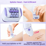 3-in-1 Rechargeable Women's Epilator & Shaver